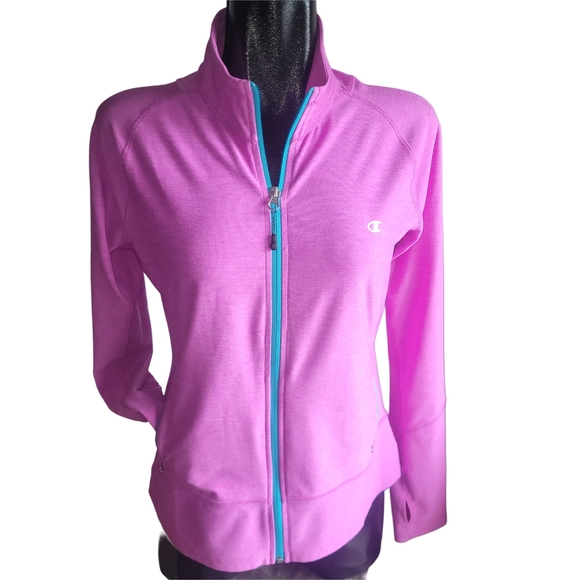 Champion Pink Zip-Up Performance Jacket M - Picture 1 of 6